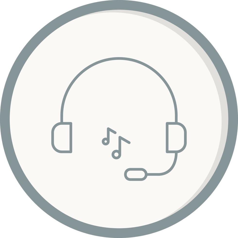 icono de vector de auriculares