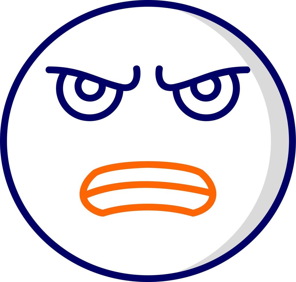 Angry Vector Icon