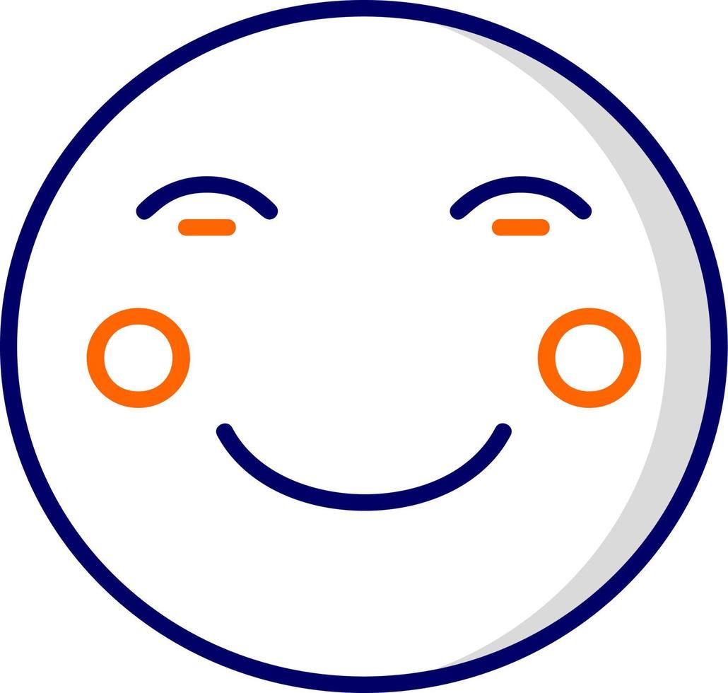 Blushing Vector Icon