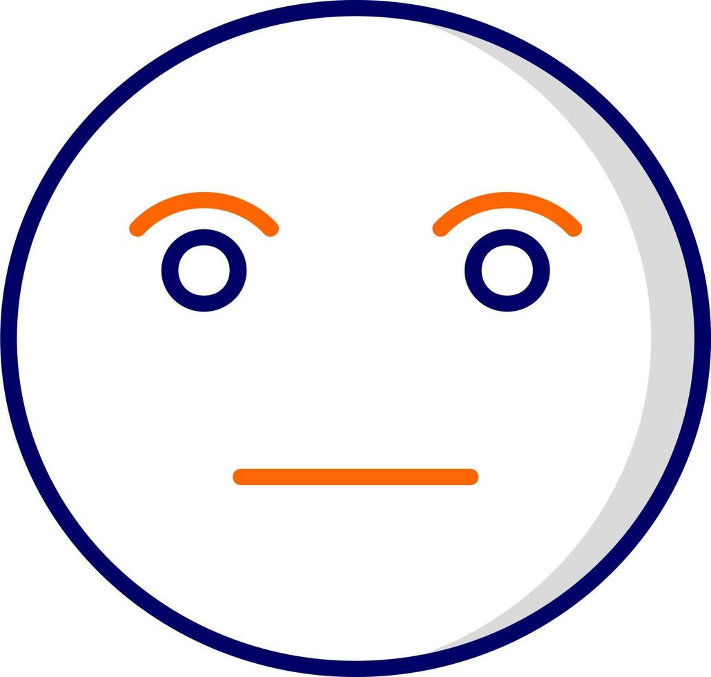 Poker Face Vector Icon