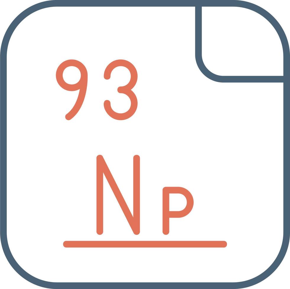 neptunio vector icono