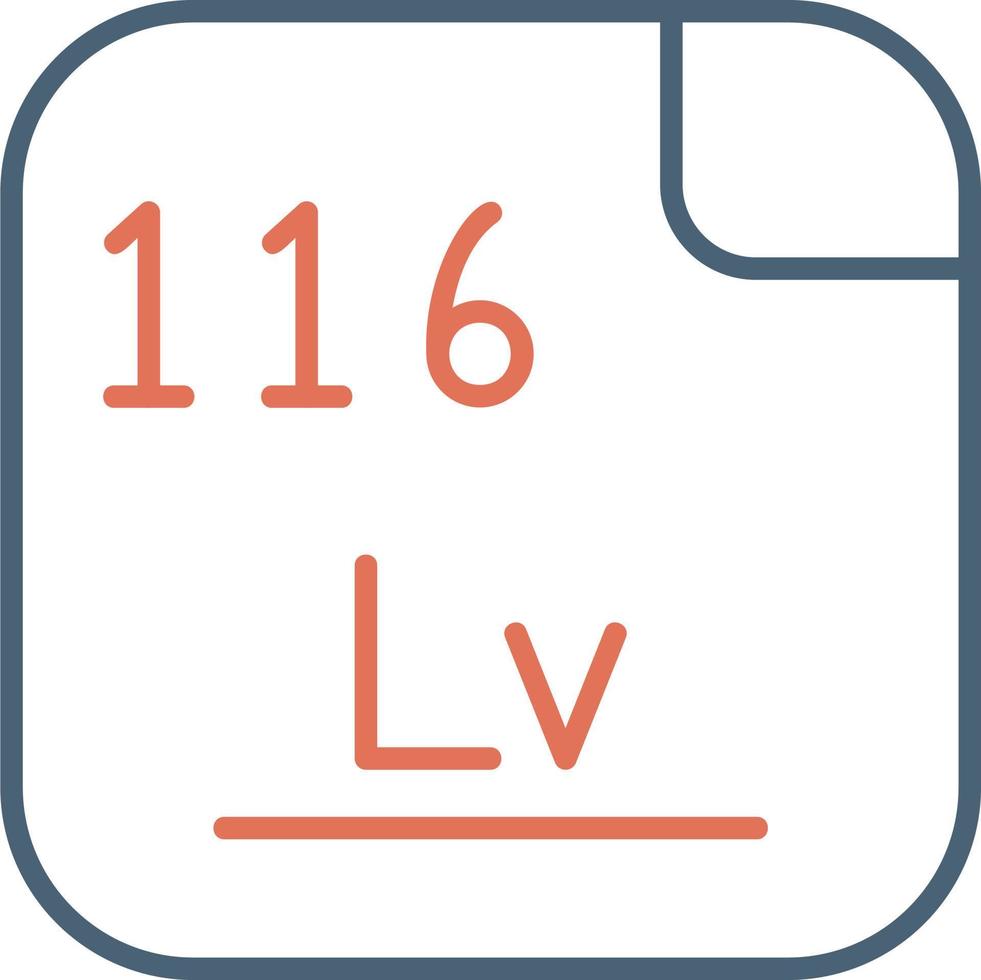 livermorium vector icono