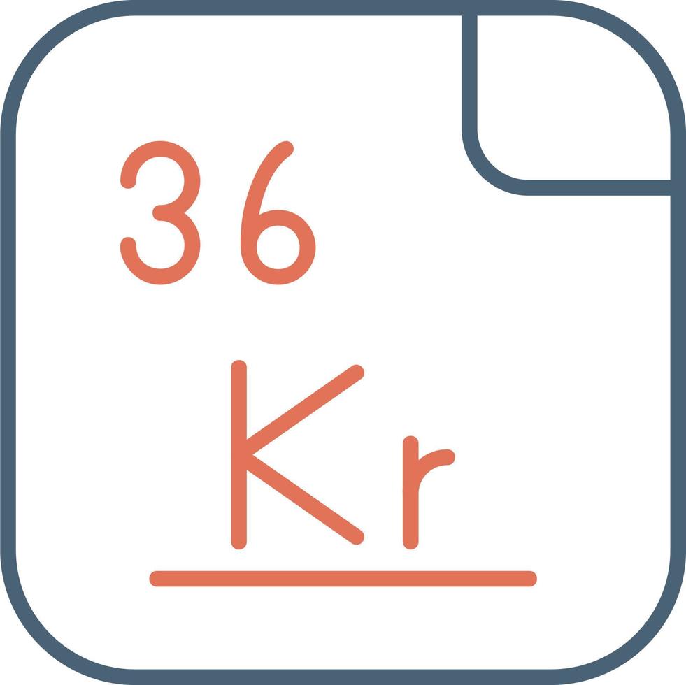 Krypton Vector Icon