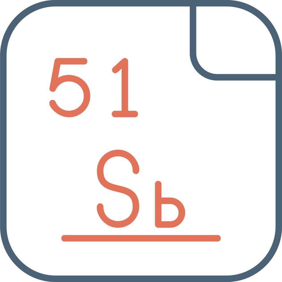 Antimony Vector Icon