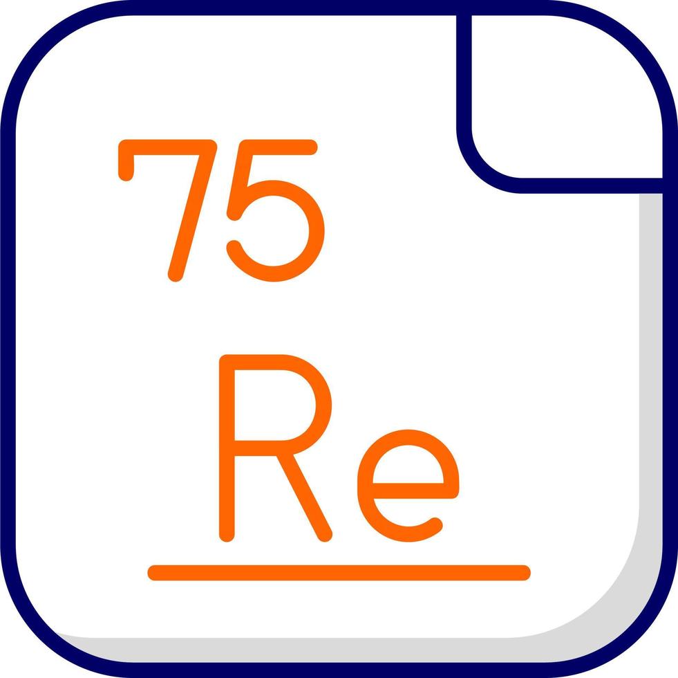 Rhenium Vector Icon