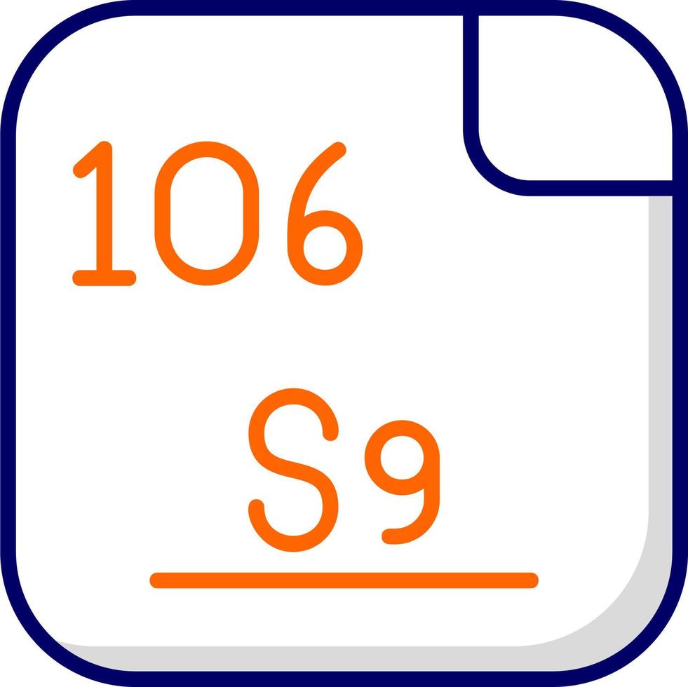 Seaborgium Vector Icon