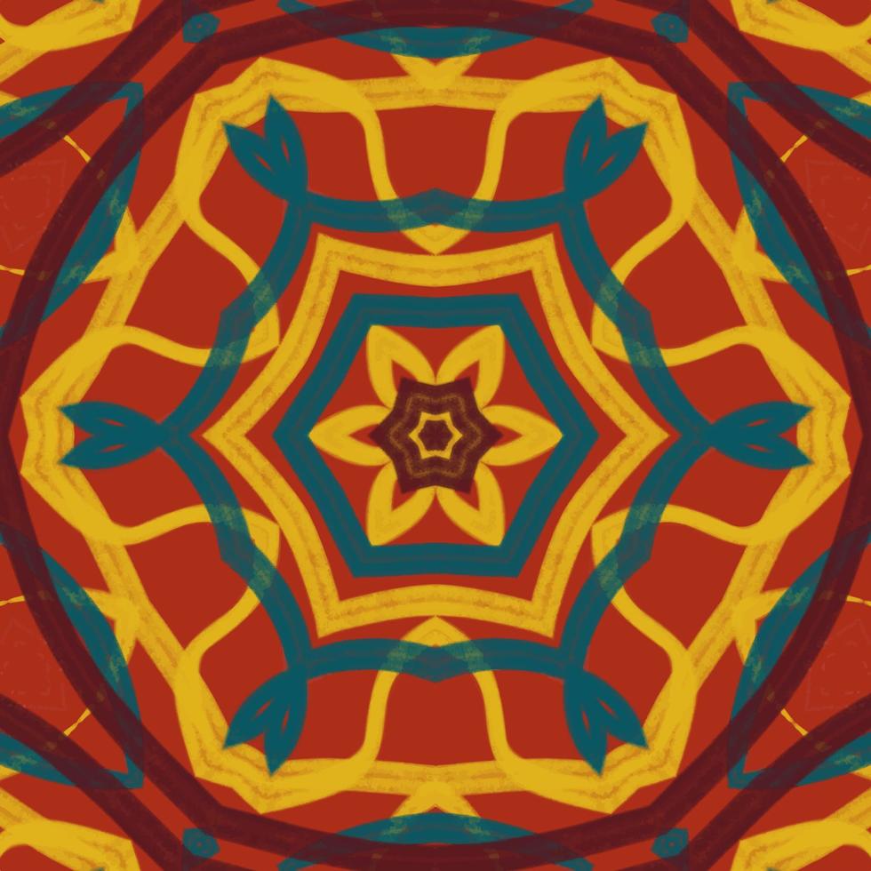Abstract kaleidoscope background. Beautiful kaleidoscope seamless pattern. Multicolor mosaic texture. Seamless kaleidoscope texture. Unique kaleidoscope design vector