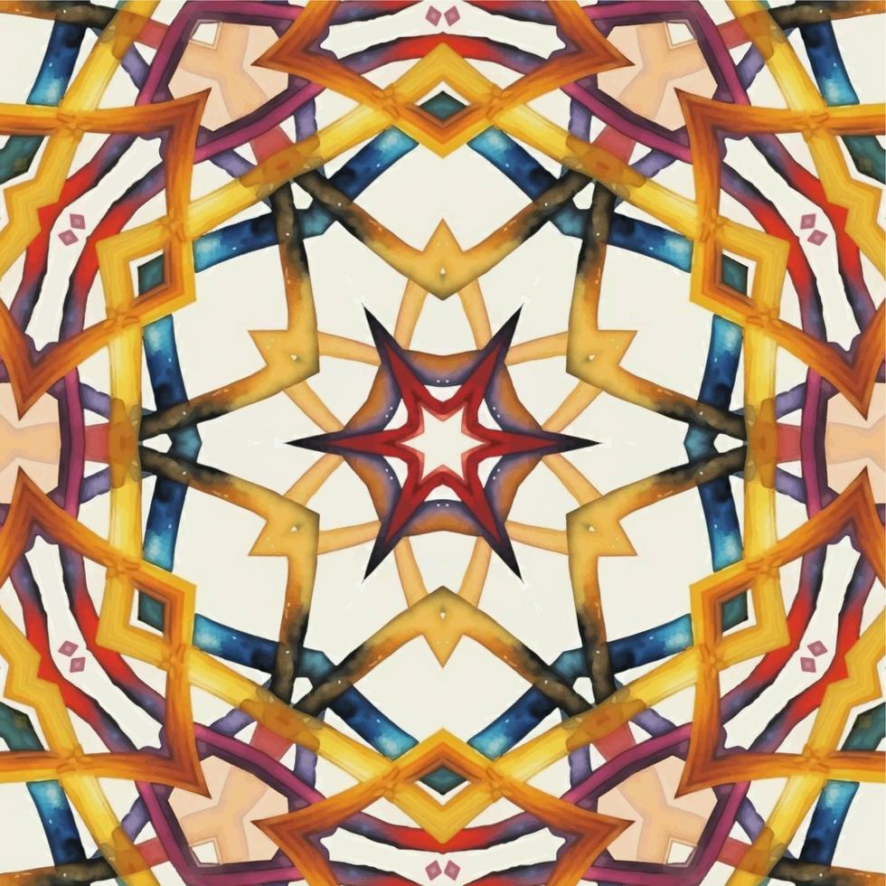 Abstract kaleidoscope background. Beautiful kaleidoscope seamless pattern. Multicolor mosaic texture. Seamless kaleidoscope texture. Unique kaleidoscope design vector