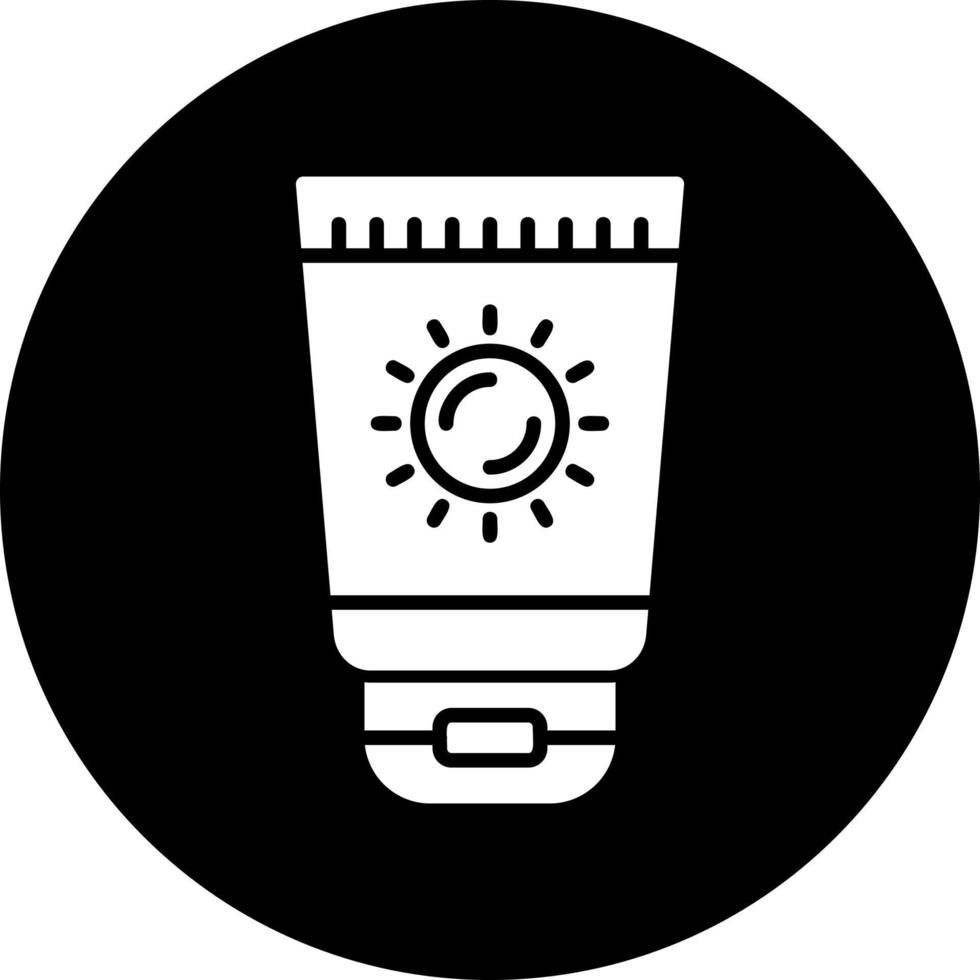 Sunscreen Vector Icon