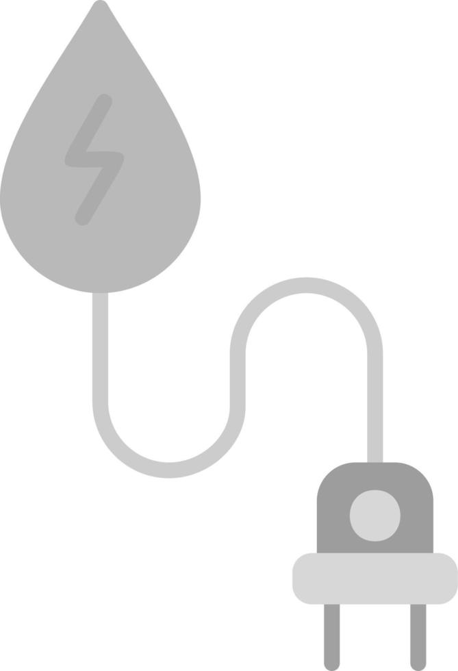 icono de vector de energía hidroeléctrica