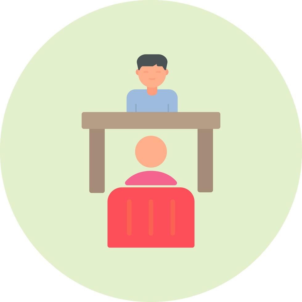 Job Interview Vector Icon