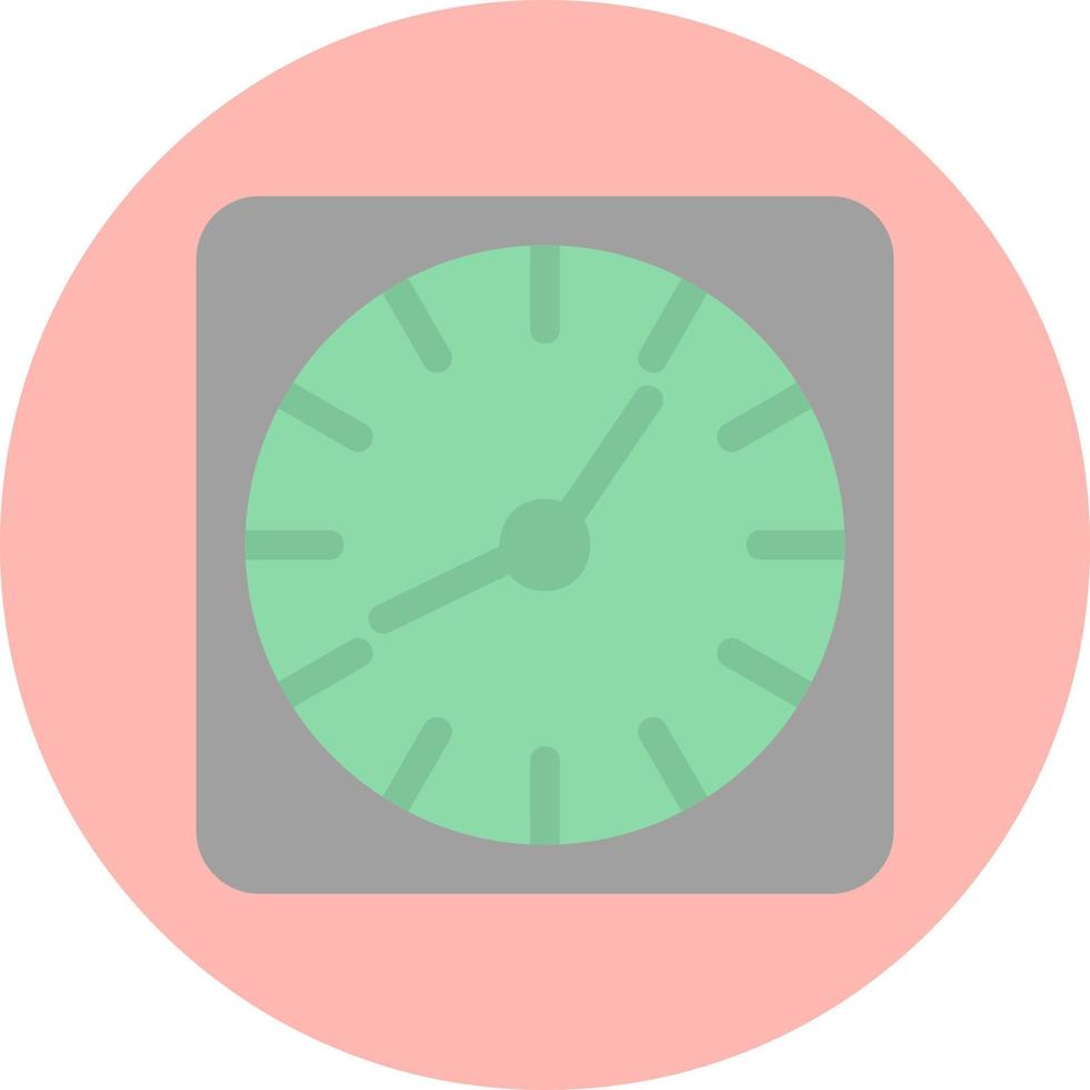 Wall Clock Vector Icon