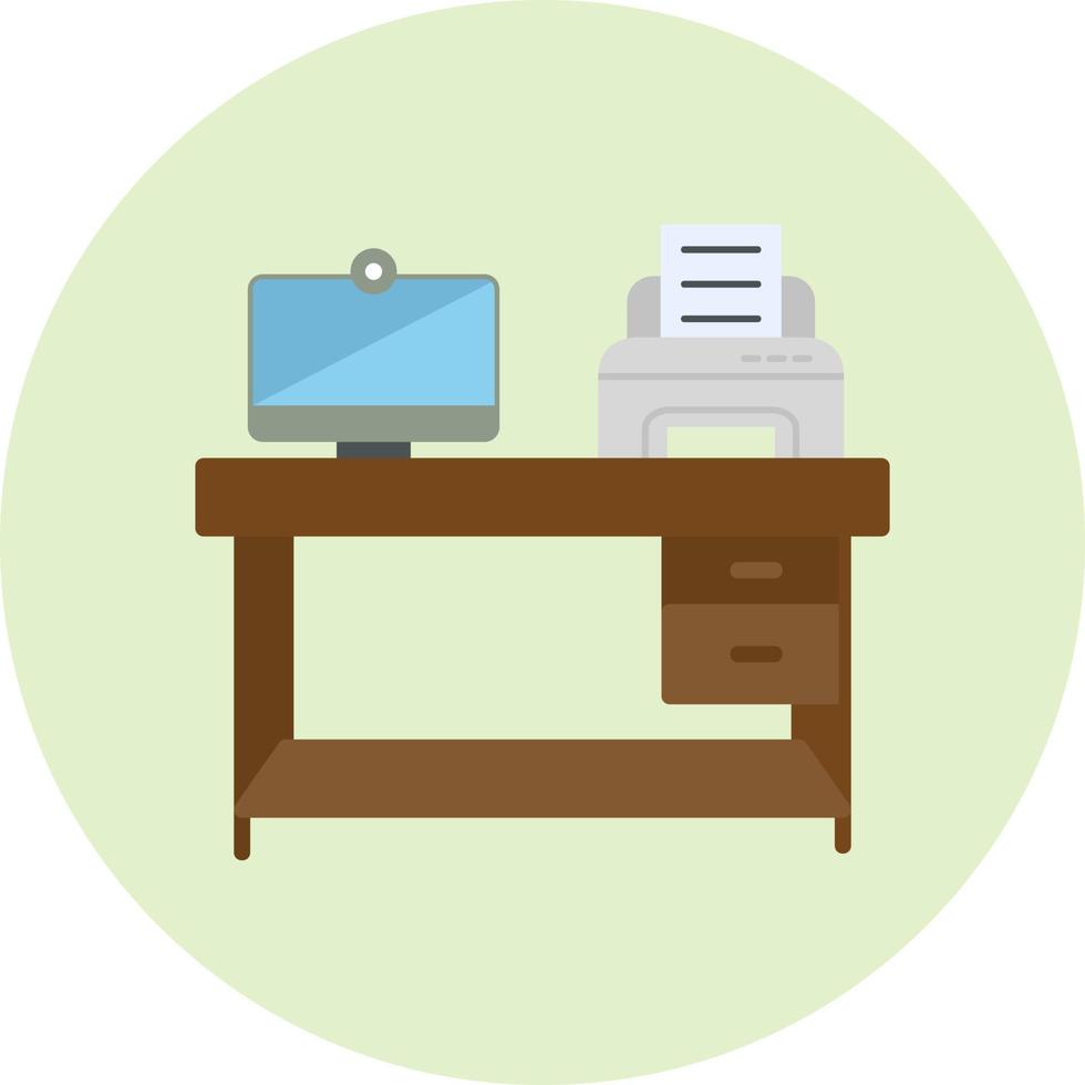 Workplace Vector Icon