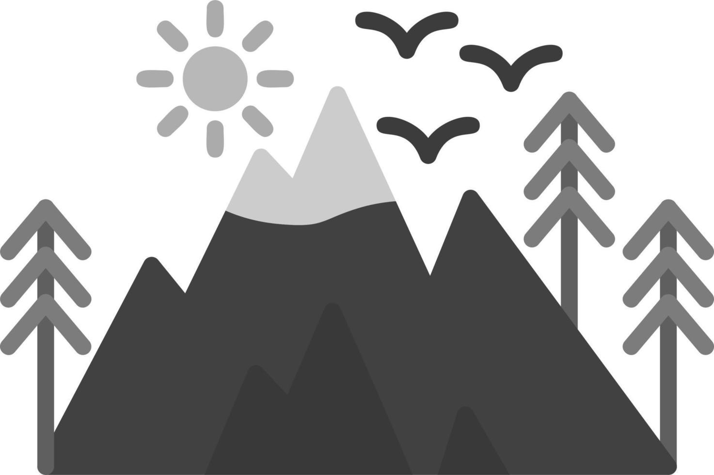 Mountains Vector Icon