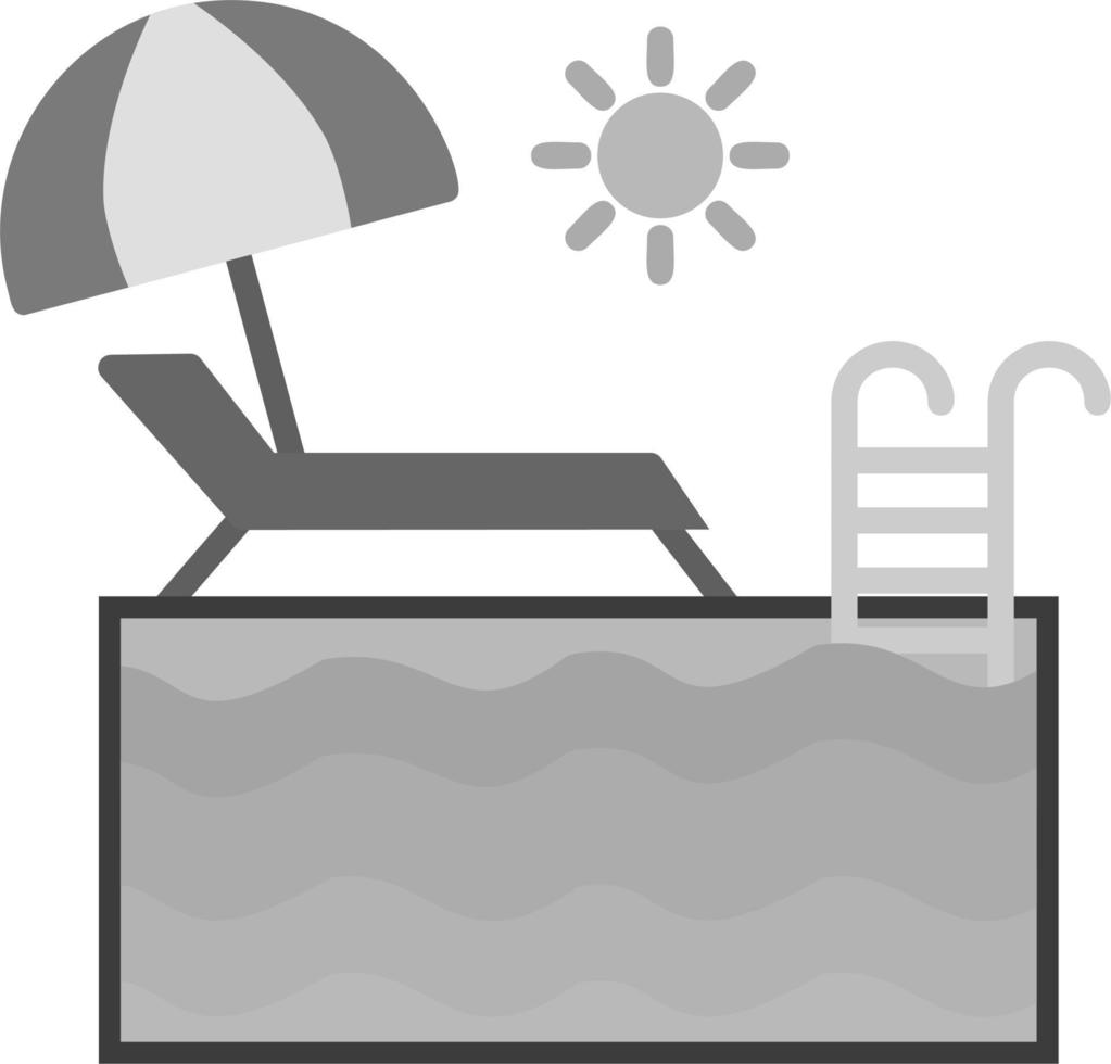 icono de vector de piscina