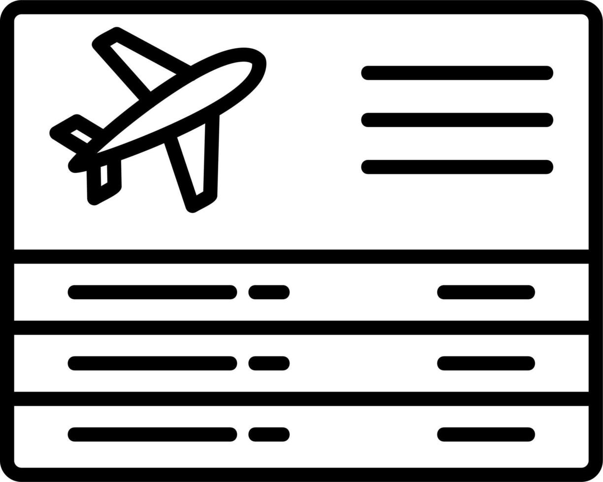 Departures Vector Icon