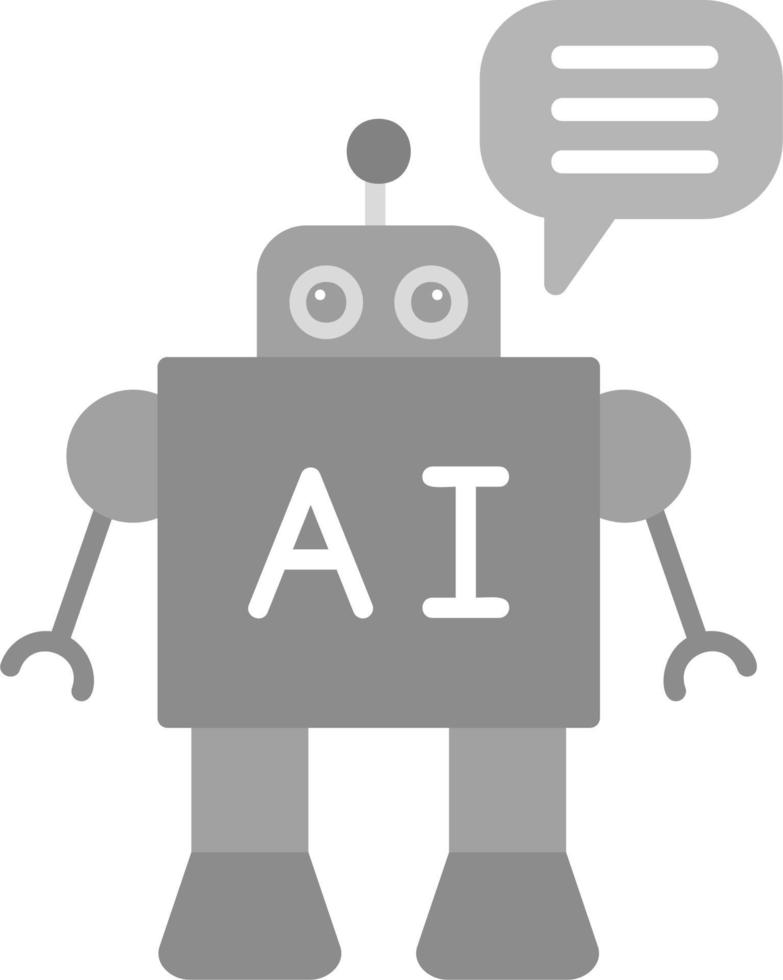 icono de vector de chatbot