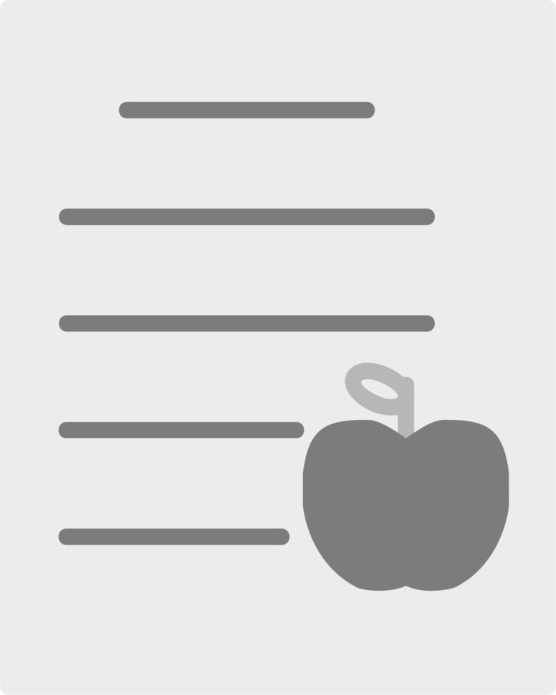 Diet Plan Vector Icon