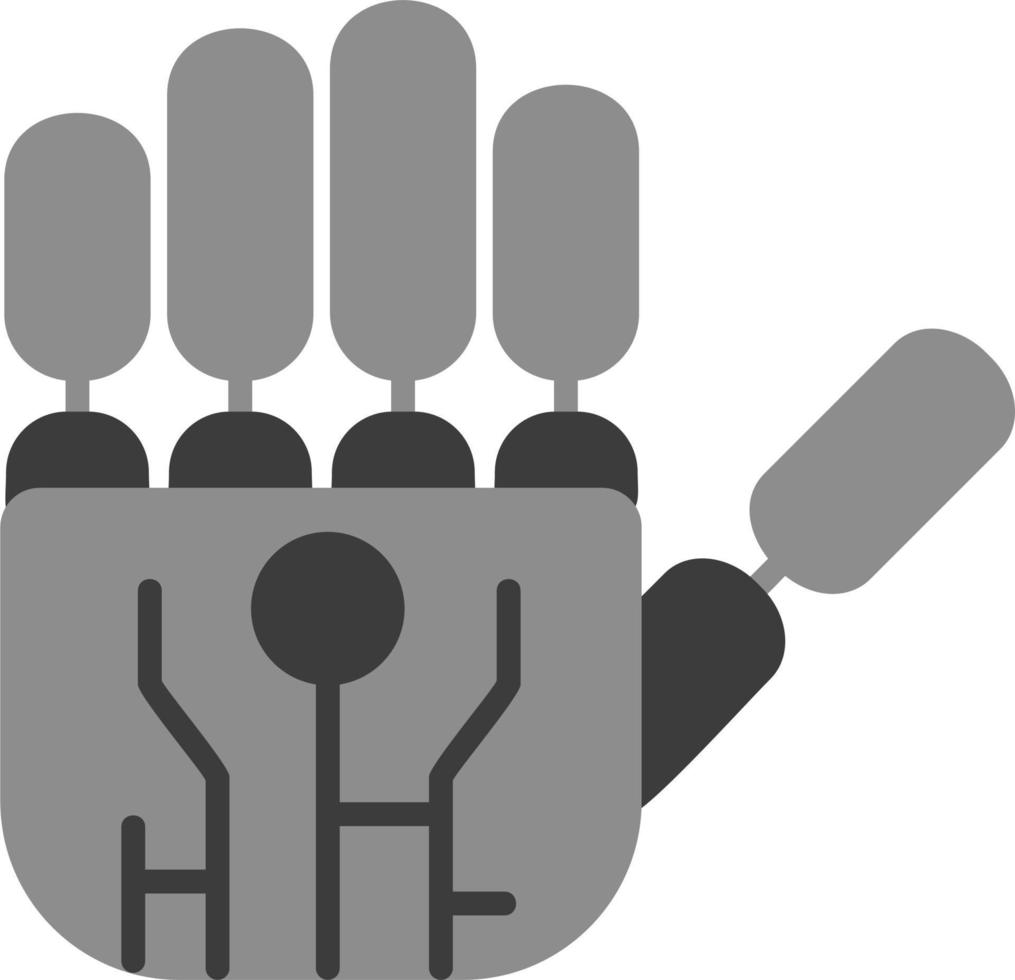 Robotic Hand Vector Icon