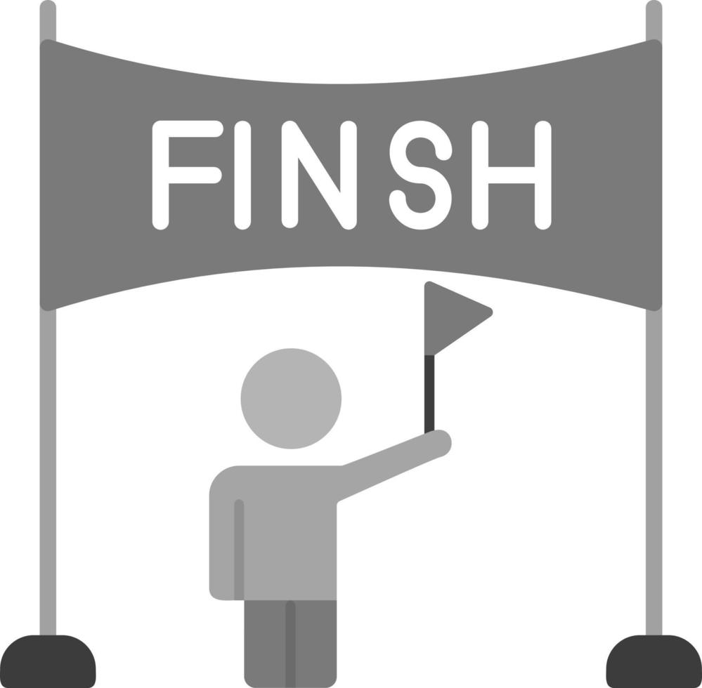 Finish Line Vector Icon