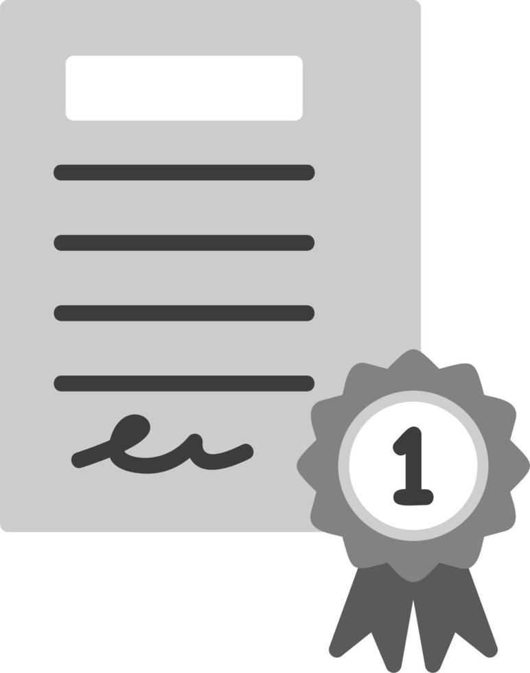 Certificate Vector Icon