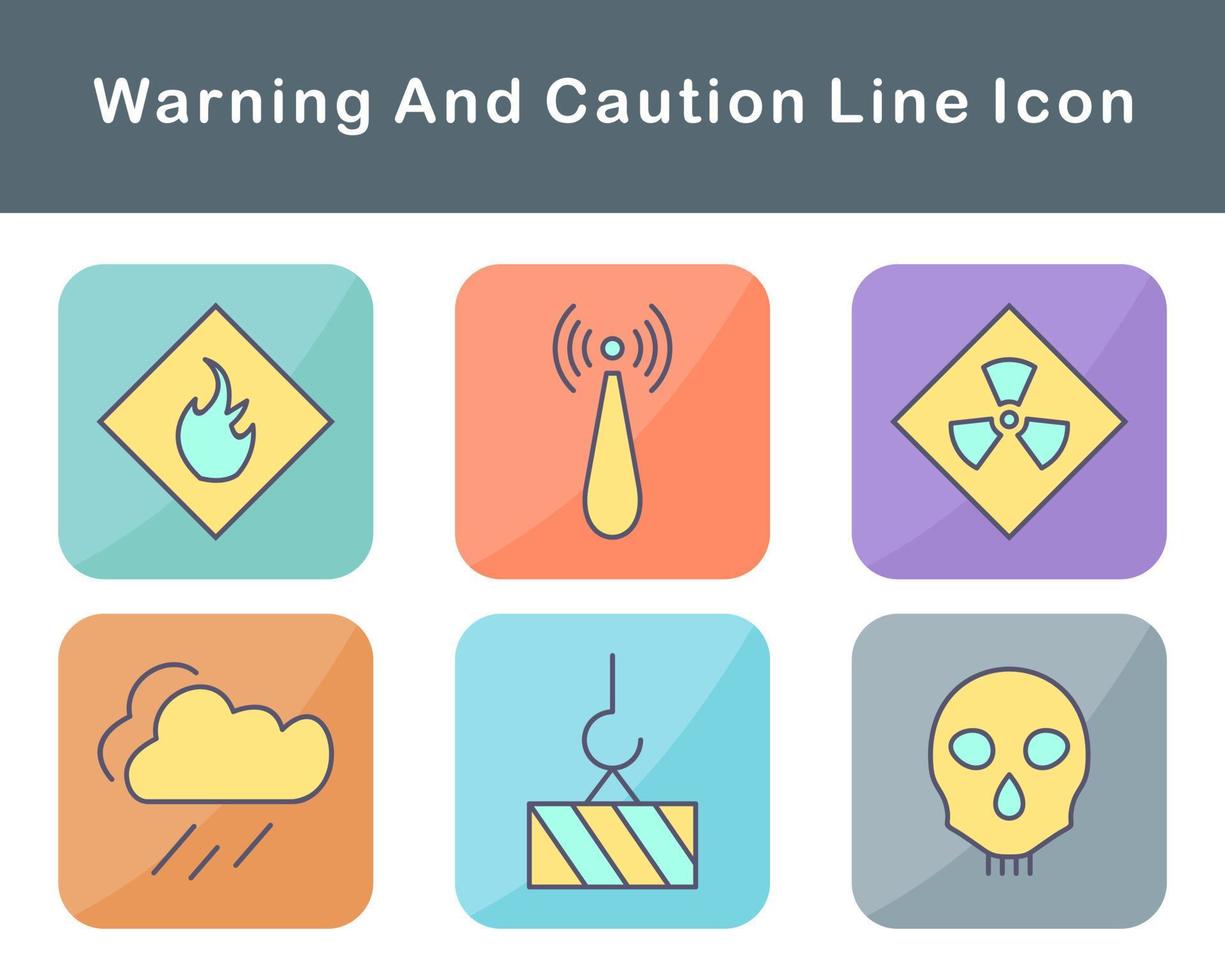 Warning And Caution Vector Icon Set