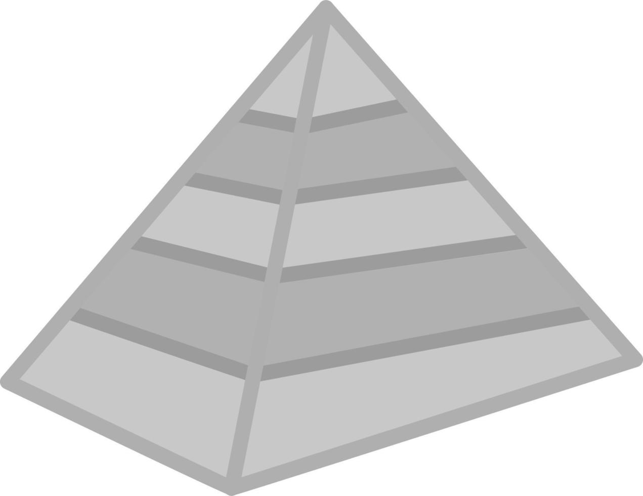 Pyramid Vector Icon