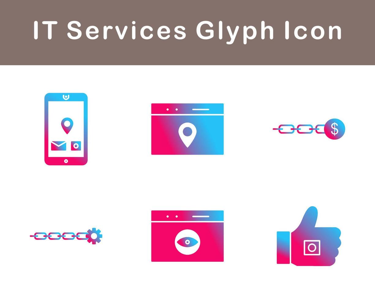 IT Services Vector Icon Set