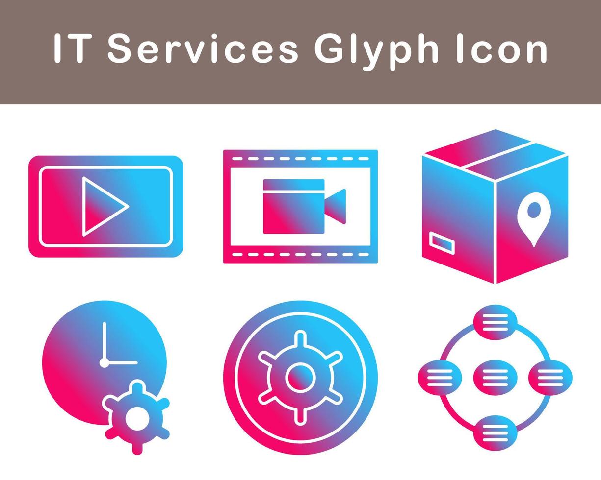 IT Services Vector Icon Set