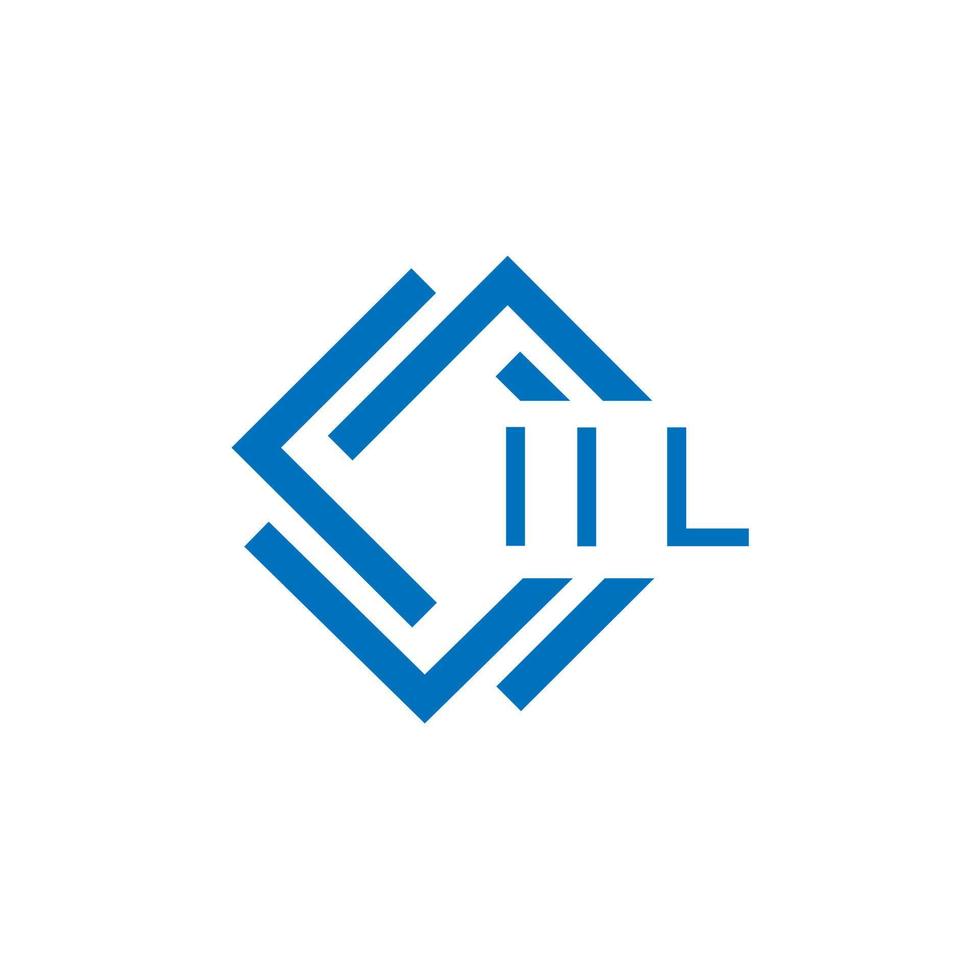 IIL letter design. vector