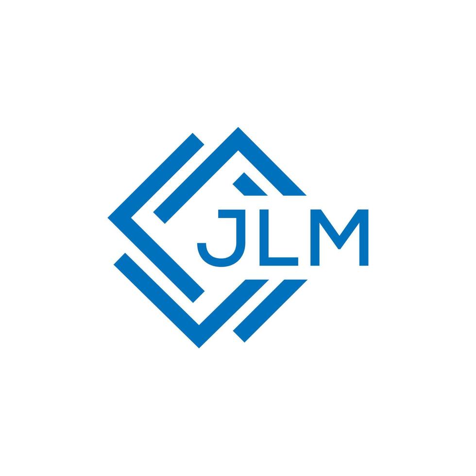 JLM creative circle letter logo concept. JLM letter design.JLM letter logo design on white background. JLM creative circle letter logo concept. JLM letter design. vector