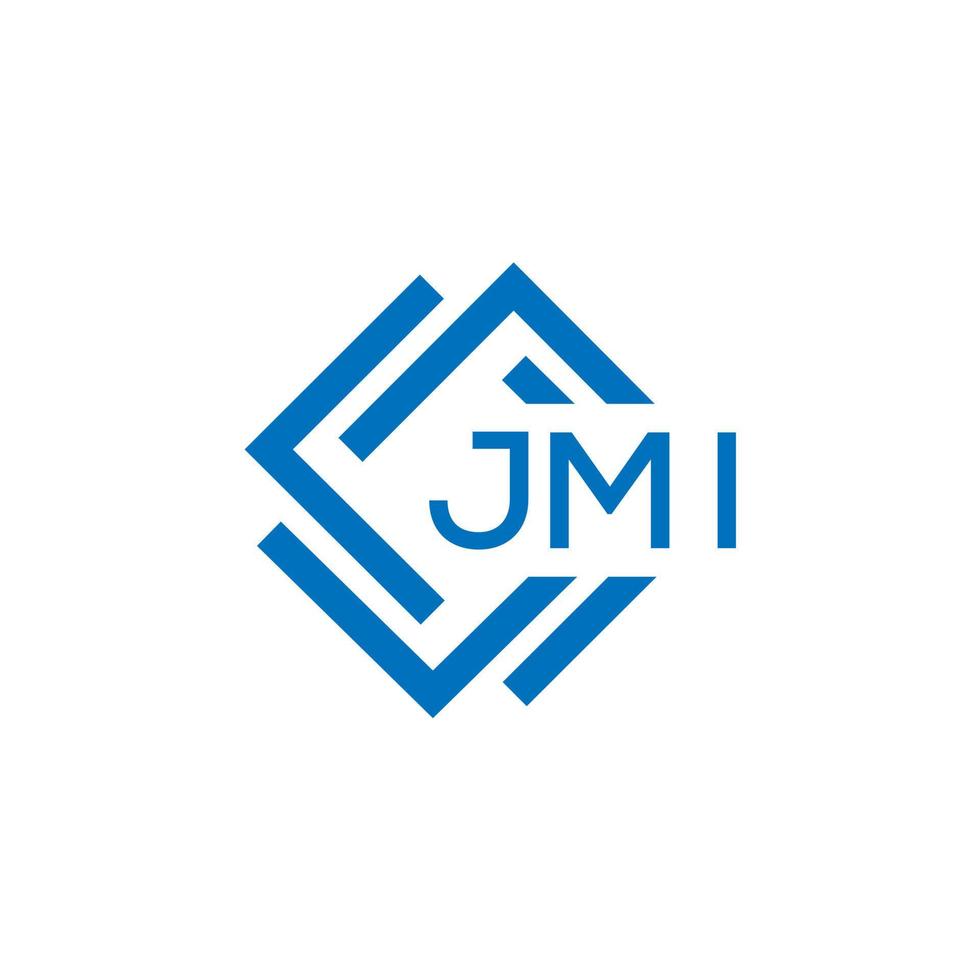 jmi letra logo diseño en blanco antecedentes. jmi creativo circulo letra logo concepto. jmi letra diseño. vector