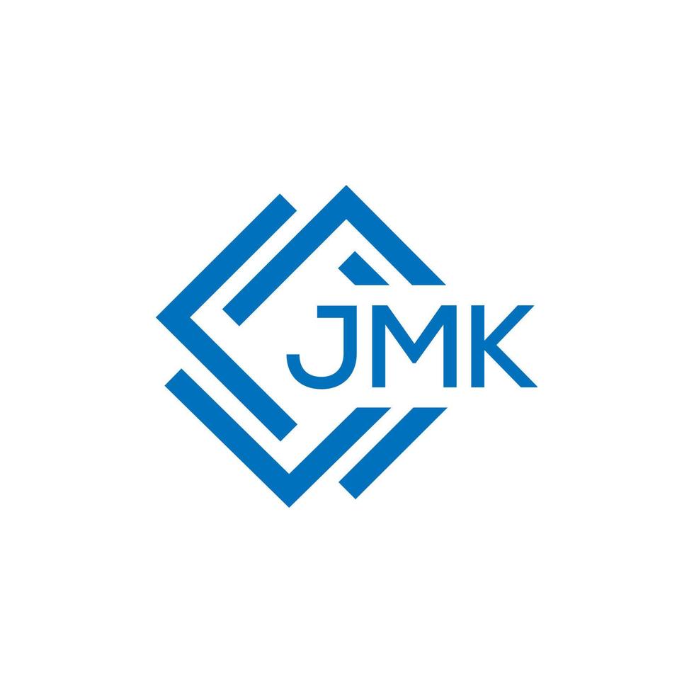 JMK letter logo design on white background. JMK creative circle letter logo concept. JMK letter design. vector