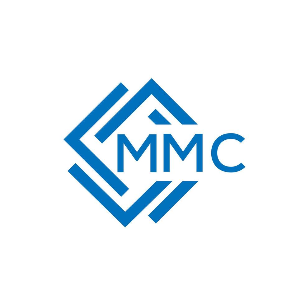 MMC creative circle letter logo concept. MMC letter design.MMC letter logo design on white background. MMC creative circle letter logo concept. MMC letter design. vector