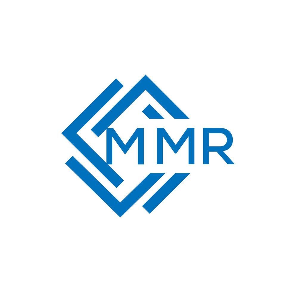 mmr letra logo diseño en blanco antecedentes. mmr creativo circulo letra logo concepto. mmr letra diseño. vector