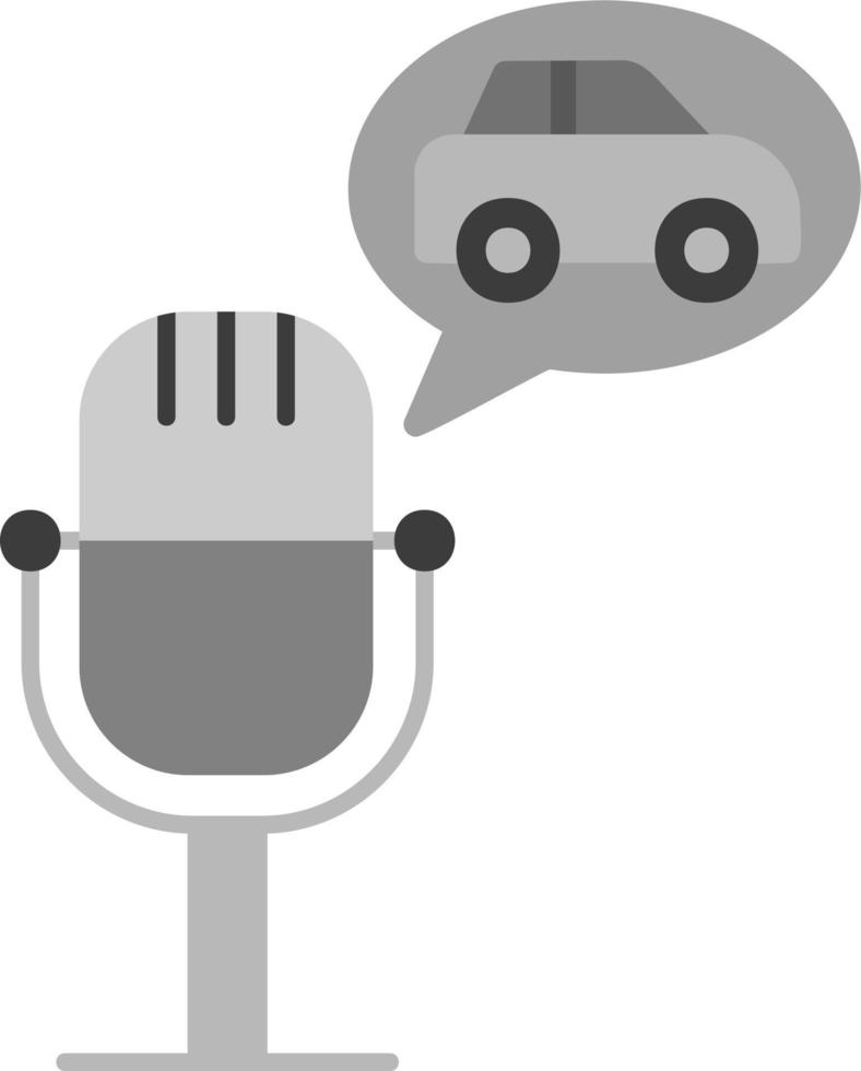 Vehicle Podcast Vector Icon