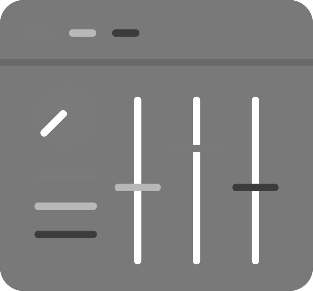 Sound Mixer Vector Icon