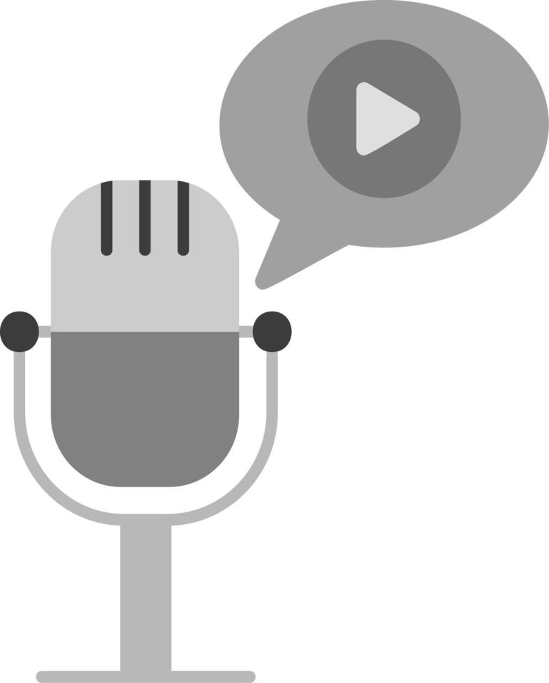 Media Podcast Vector Icon