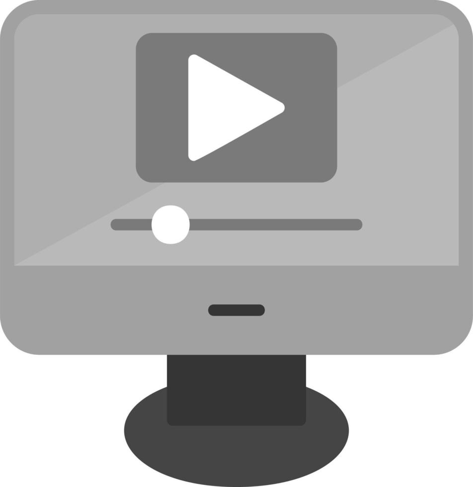 icono de vector de reproductor de video