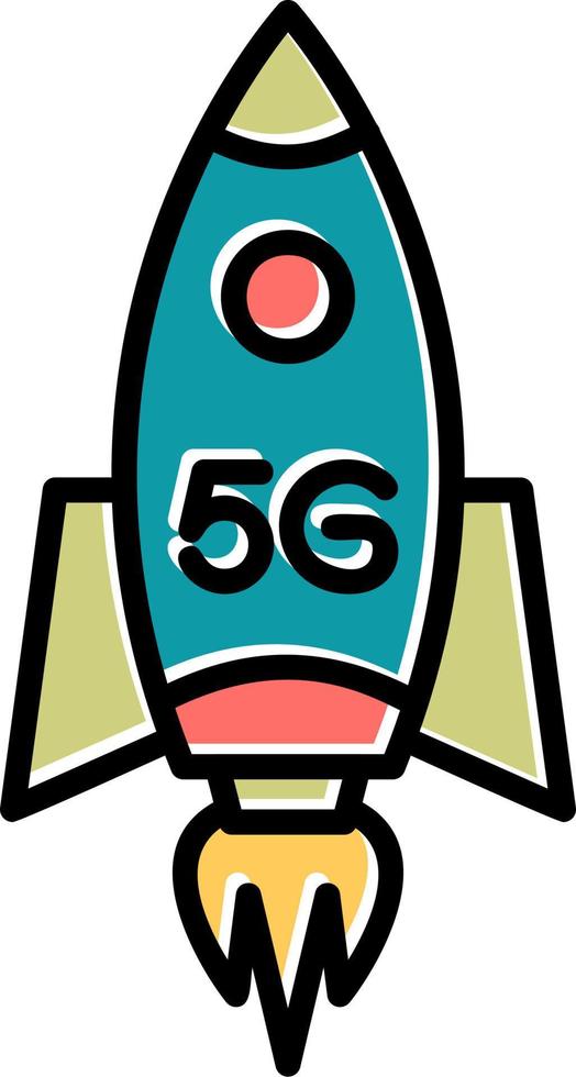 Rocket Vector Icon