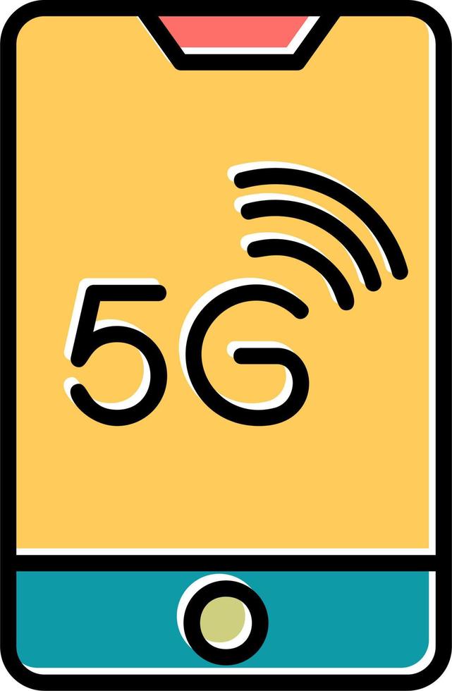 5g Phone Vector Icon