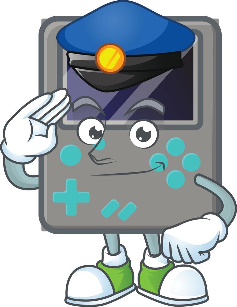 Game console mascot icon design vector