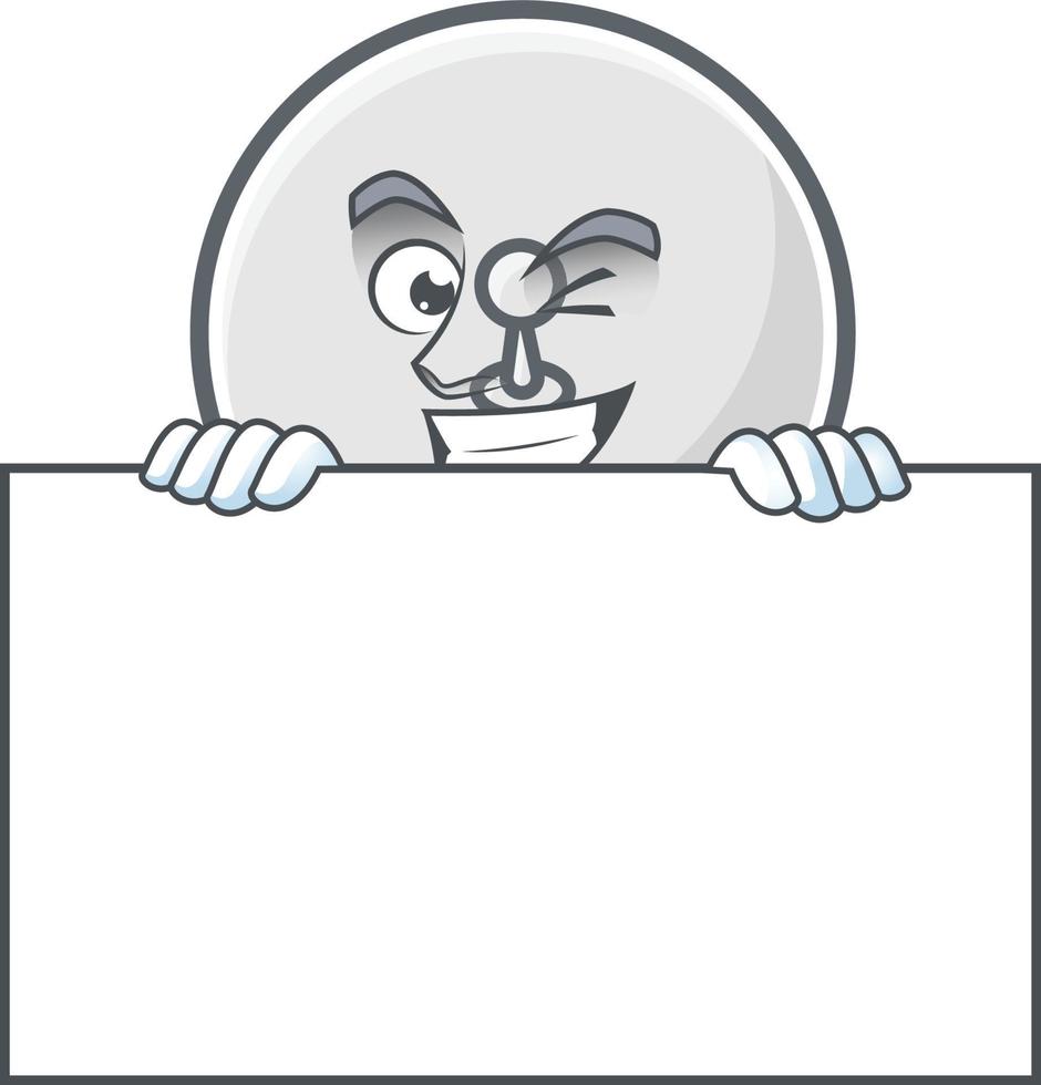 Satellite dish mascot icon design vector