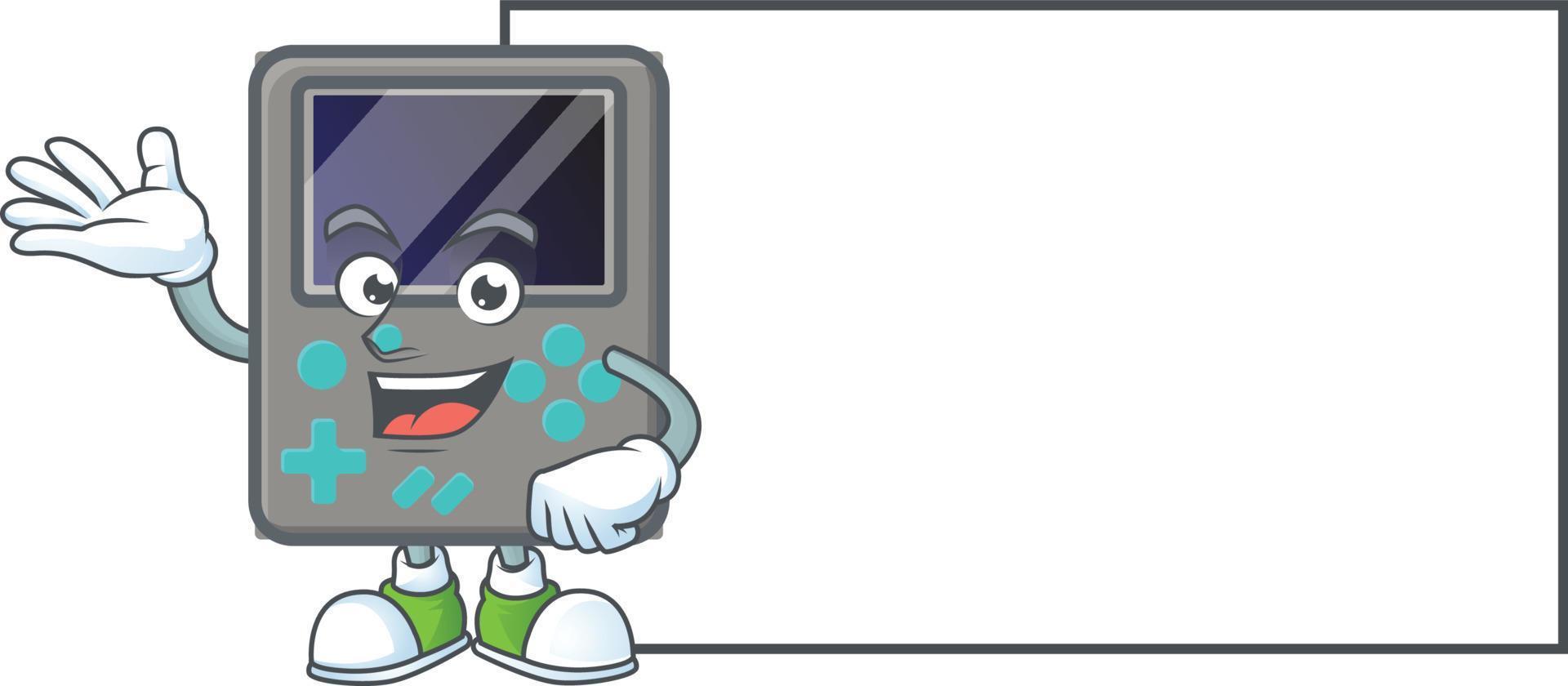 juego consola mascota icono diseño vector