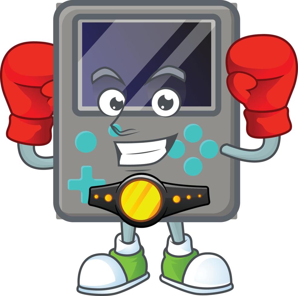 Game console mascot icon design vector