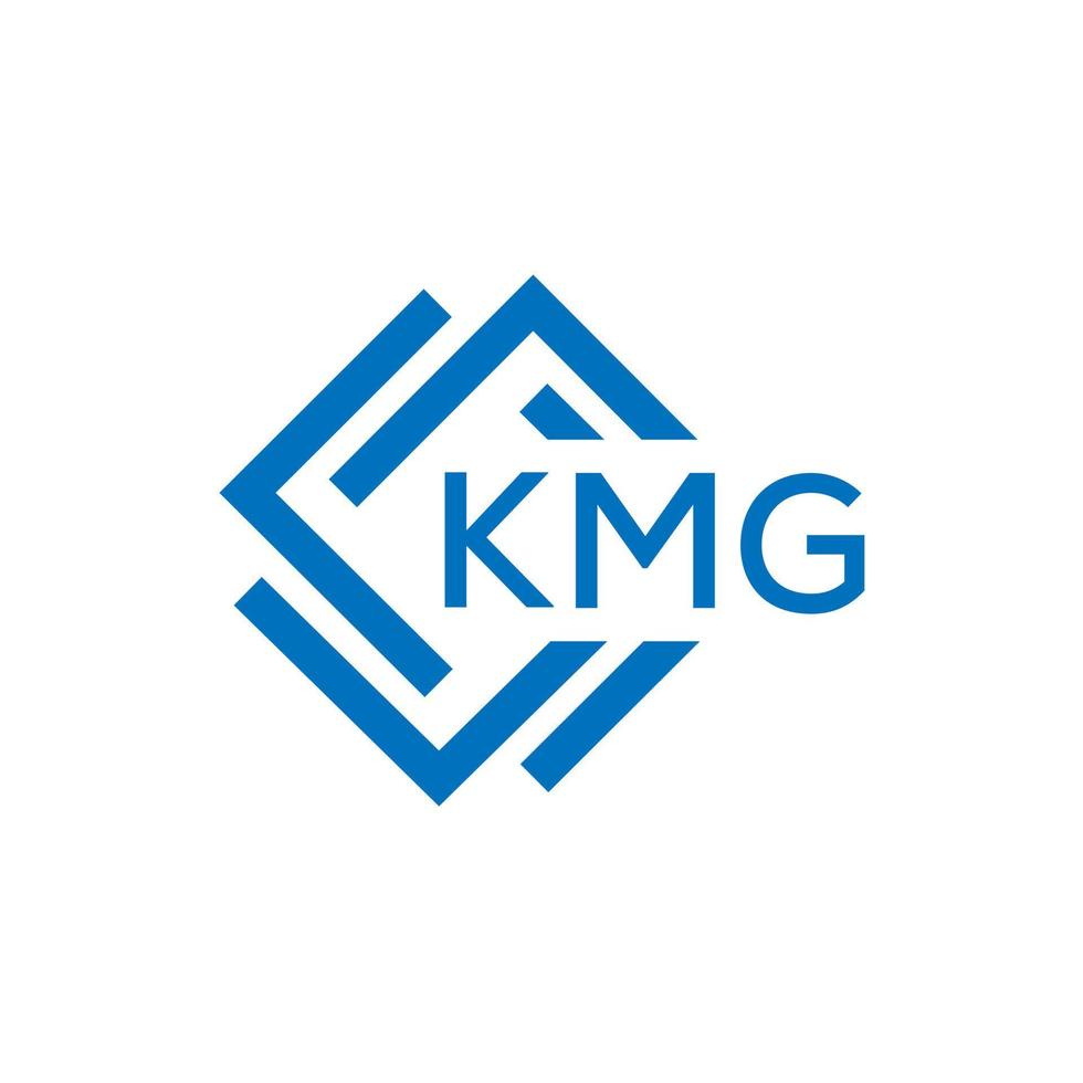 KMG letter design.KMG letter logo design on white background. KMG ...