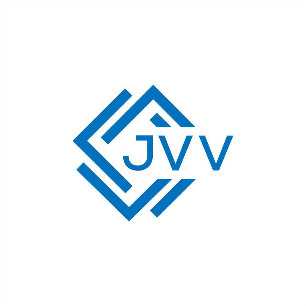 jvv letra logo diseño en blanco antecedentes. jvv creativo circulo letra logo concepto. jvv letra diseño. vector