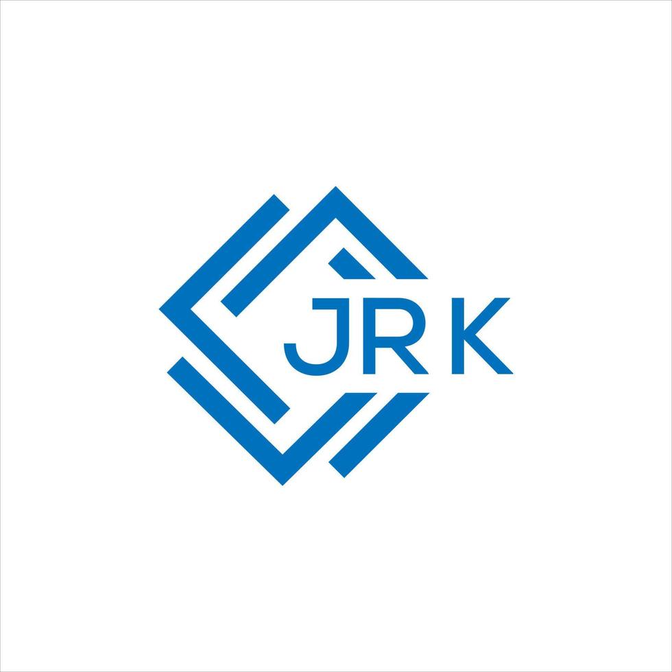 JRK letter design.JRK letter logo design on white background. JRK creative circle letter logo concept. JRK letter design. vector