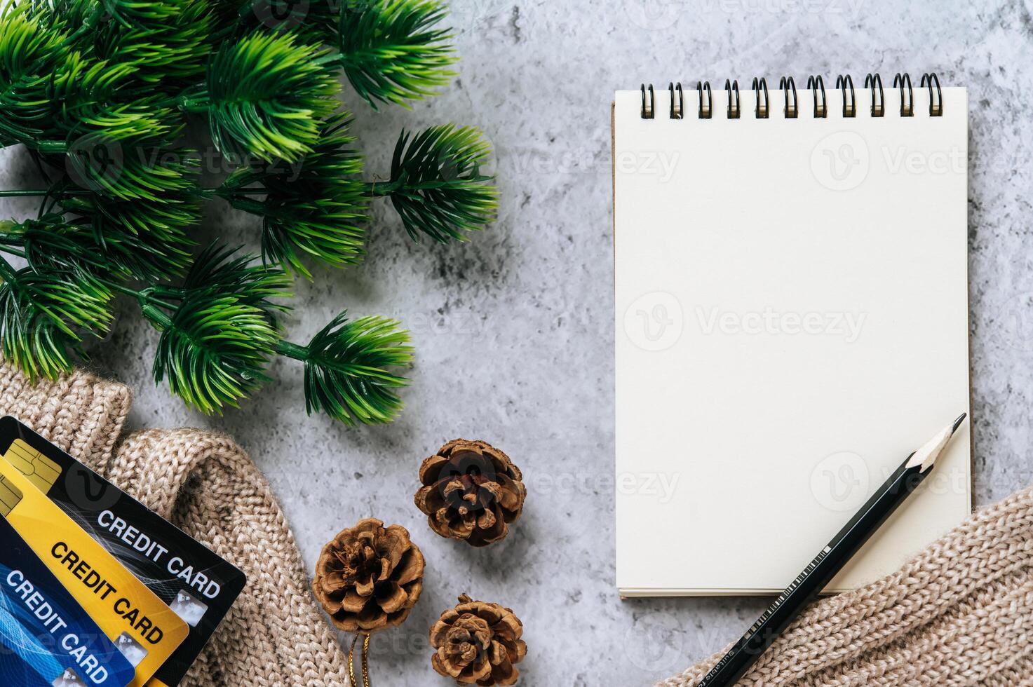 notebook with decorations photo