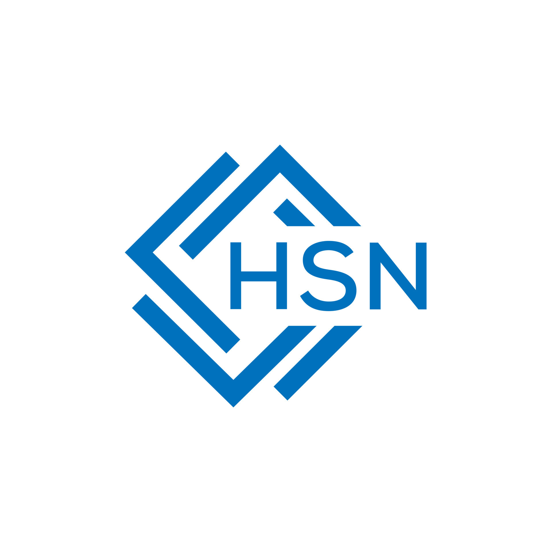 HSN creative circle letter logo concept. HSN letter design. 20396392